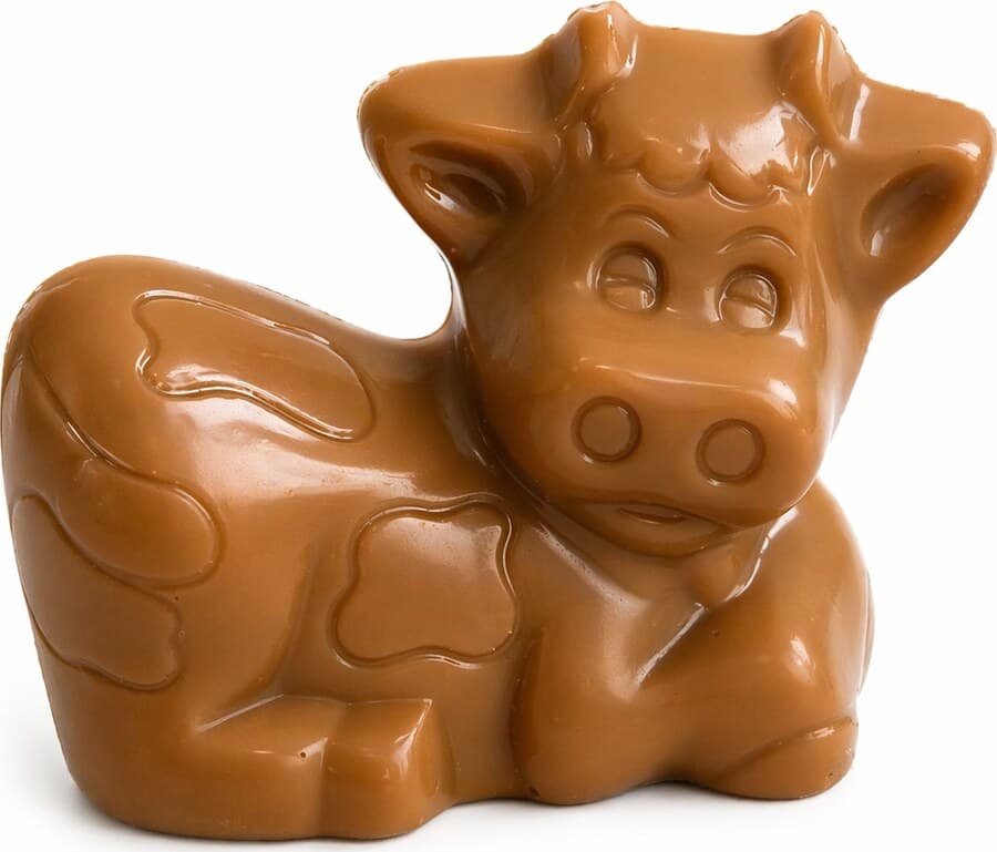 Vache en chocolat caramel