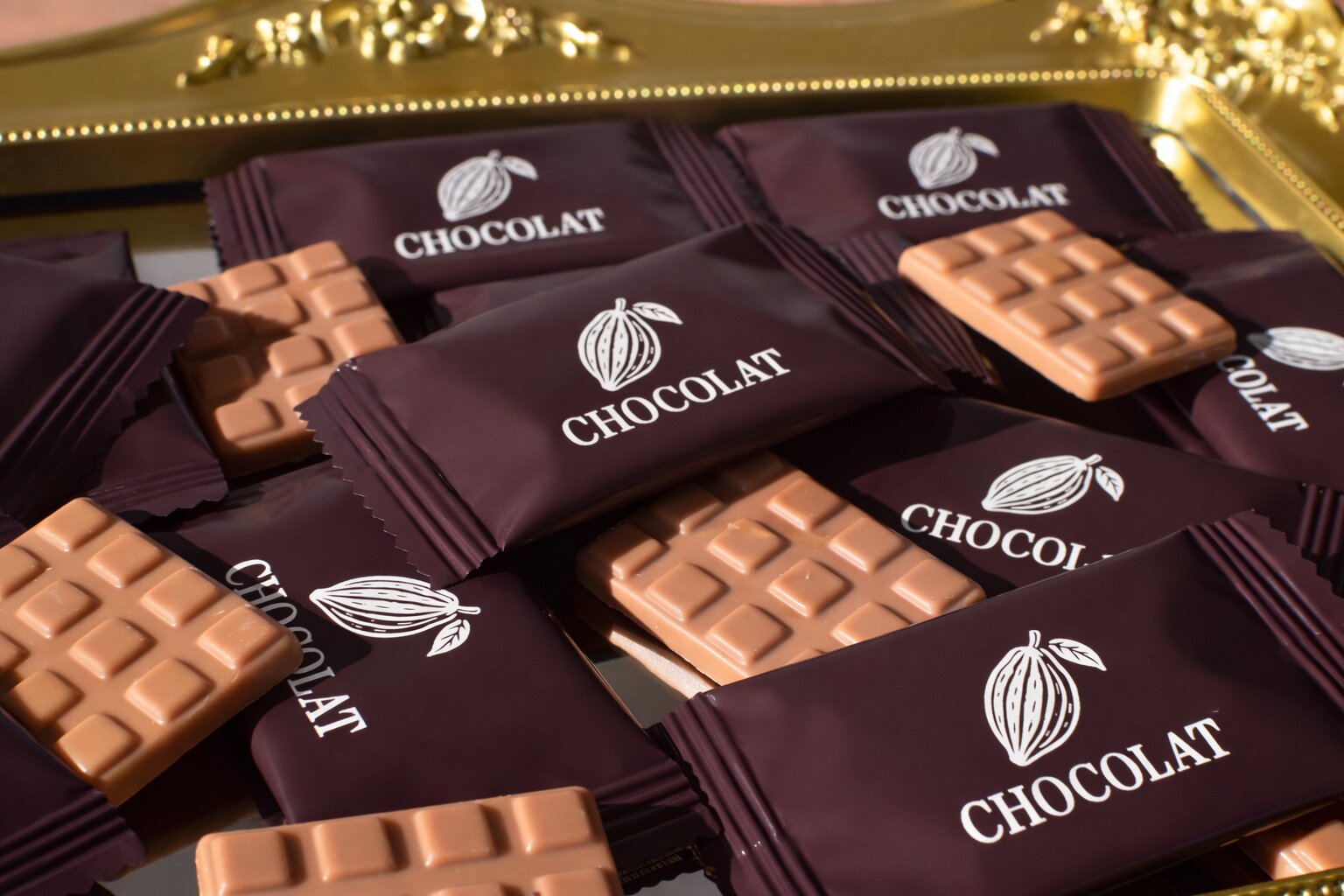 Napolitain chocolat Dulcey